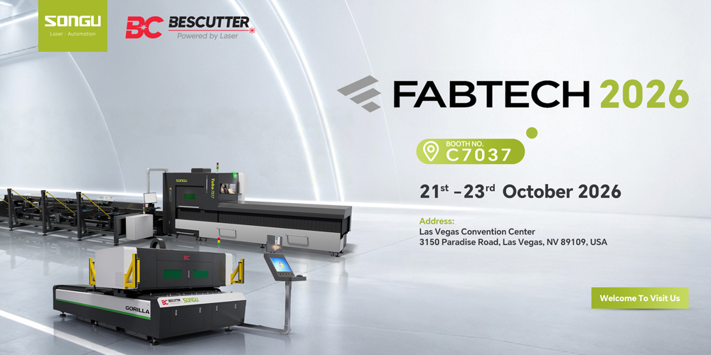 SONGU Laser to Exhibit Advanced Sheet Metal & Tube Laser Cutting Solutions at FABTECH 2026